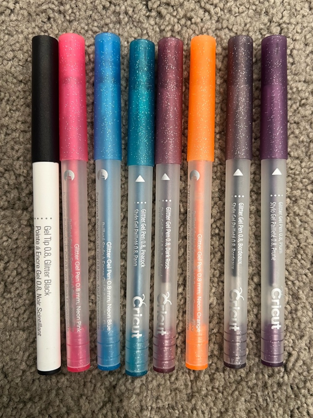 Set of 8 Cricut Glitter Gel Pens